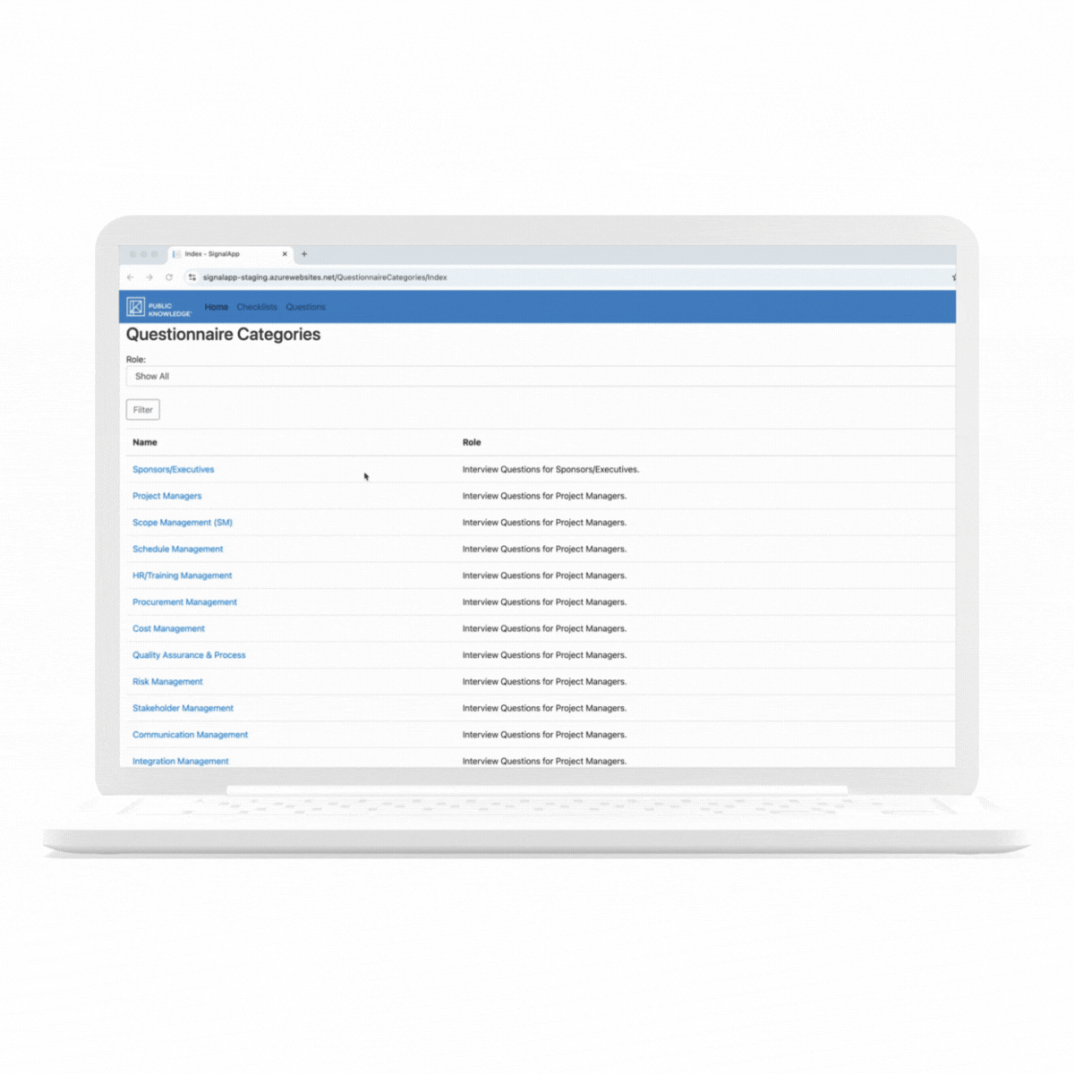 The Interview Questionnaire Generator Preview The Interview Questionnaire Generator Preview